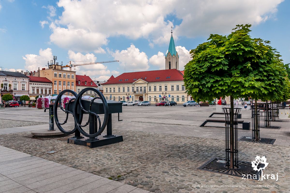 Rynek w Oświęcimiu po rewitalizacji