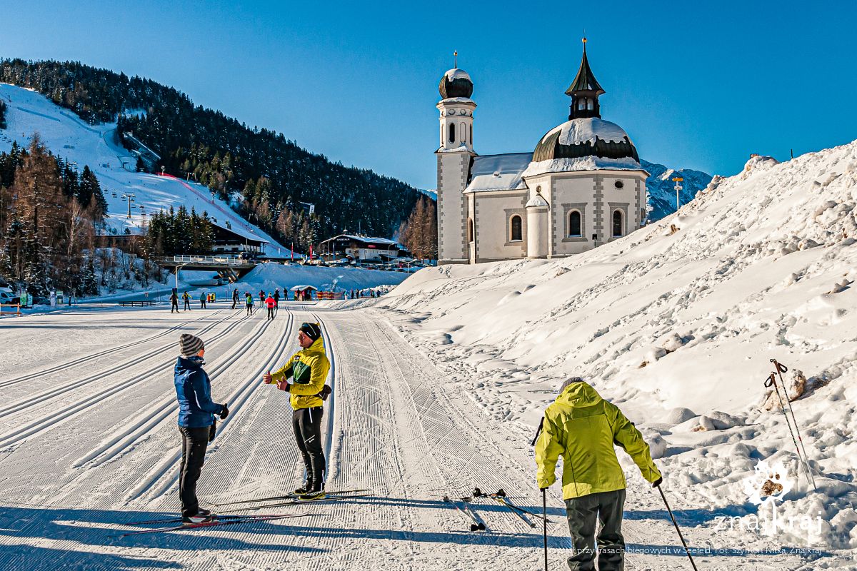Seekirchl - kościół przy trasach biegowych w Seefeld