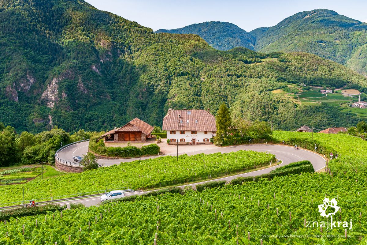 Serpentyny koło Bolzano