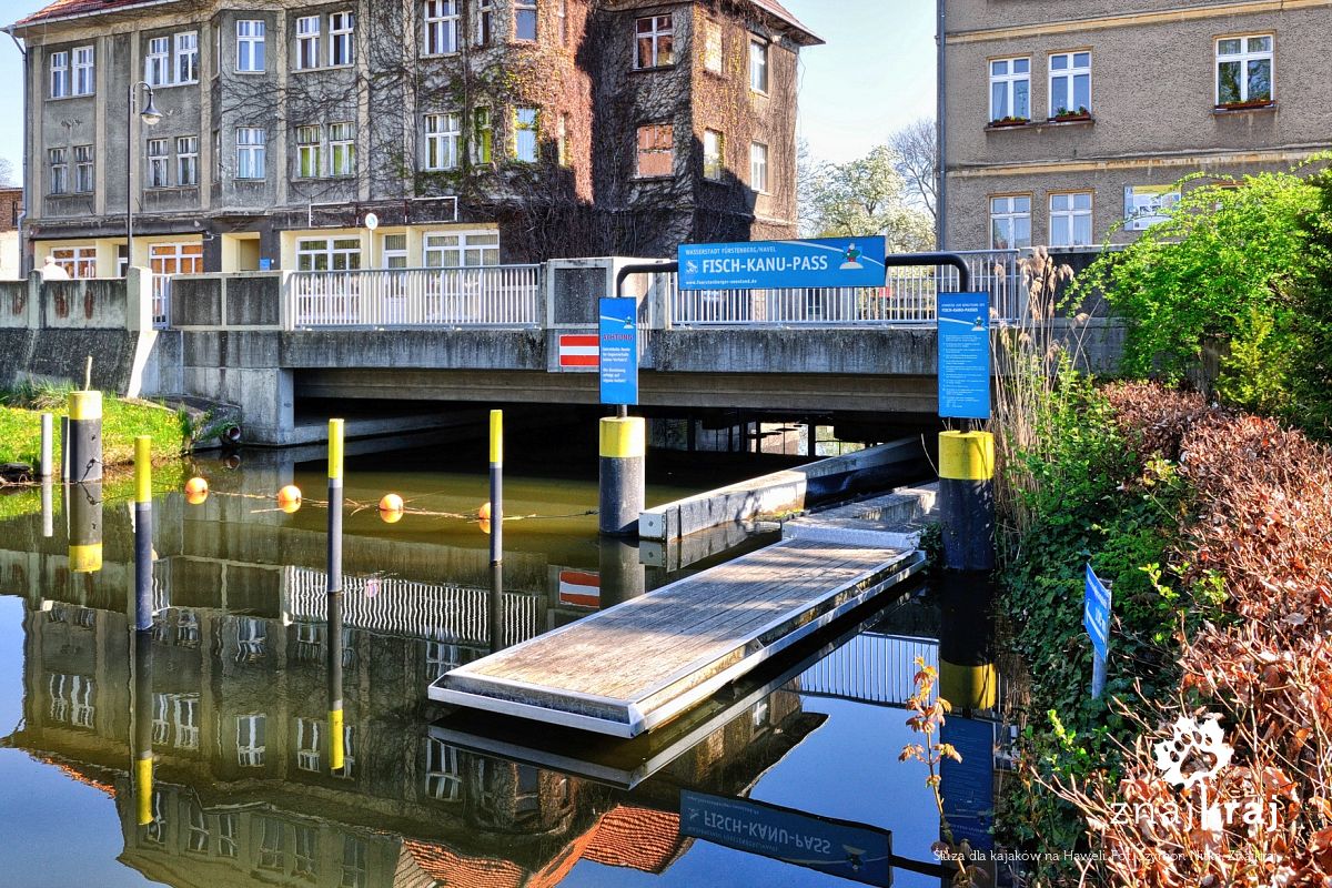 Śluza dla kajaków na Haweli Śluza dla kajaków na Haweli