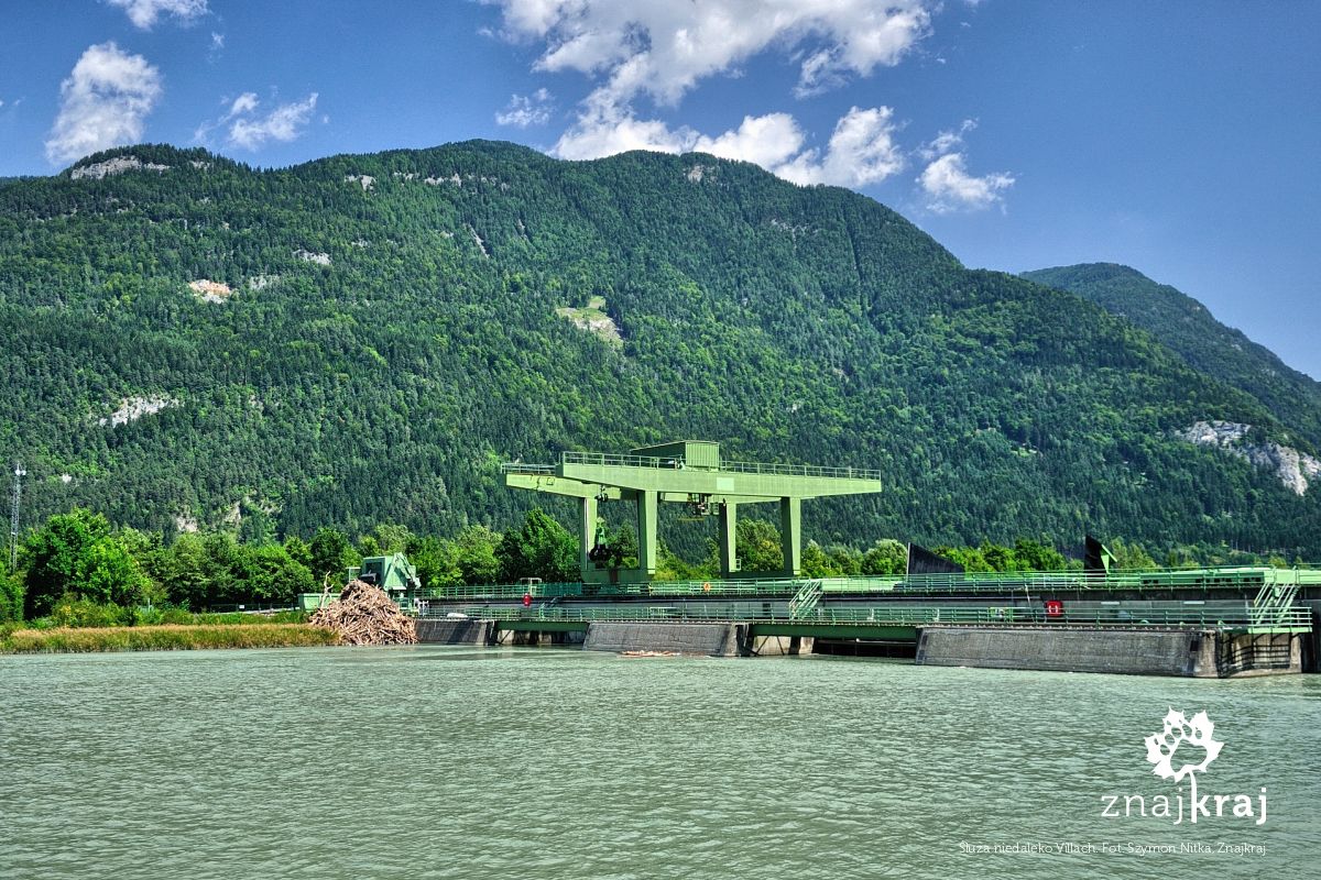 Śluza niedaleko Villach Śluza niedaleko Villach