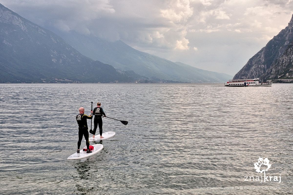 Stand up paddle na jeziorze Garda Stand up paddle na jeziorze Garda