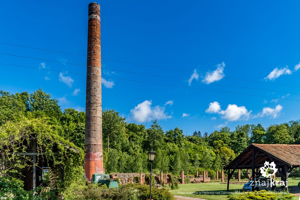 Stara cegielnie w Pęklewie nad Zalewem Wiślanym