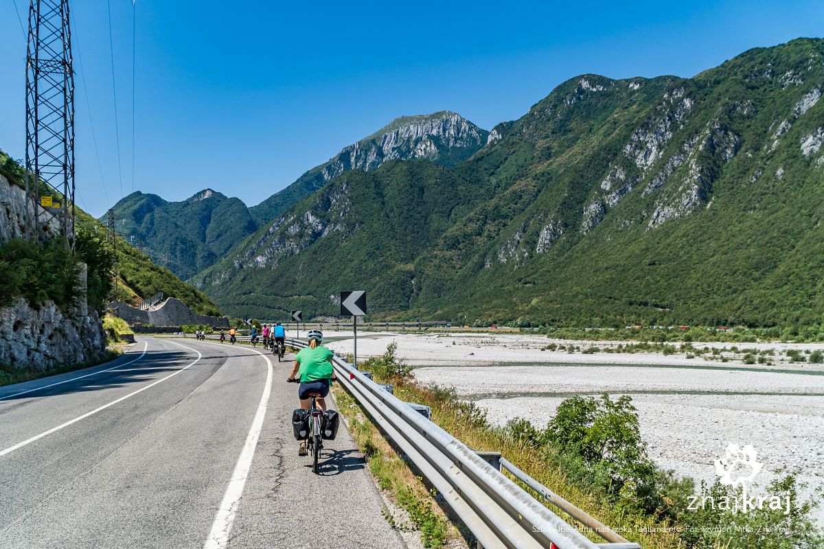 Szlak Alpe-Adria nad rzeką Tagliamento