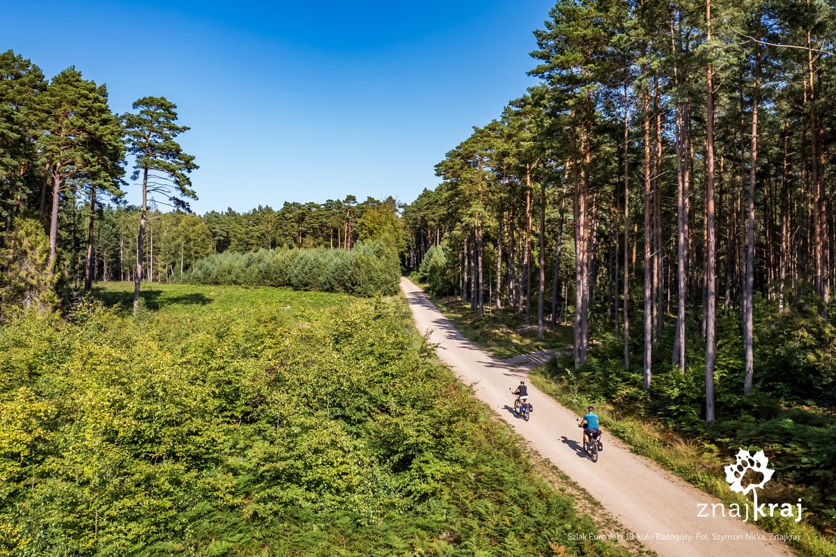 Szlak EuroVelo 10 koło Białogóry