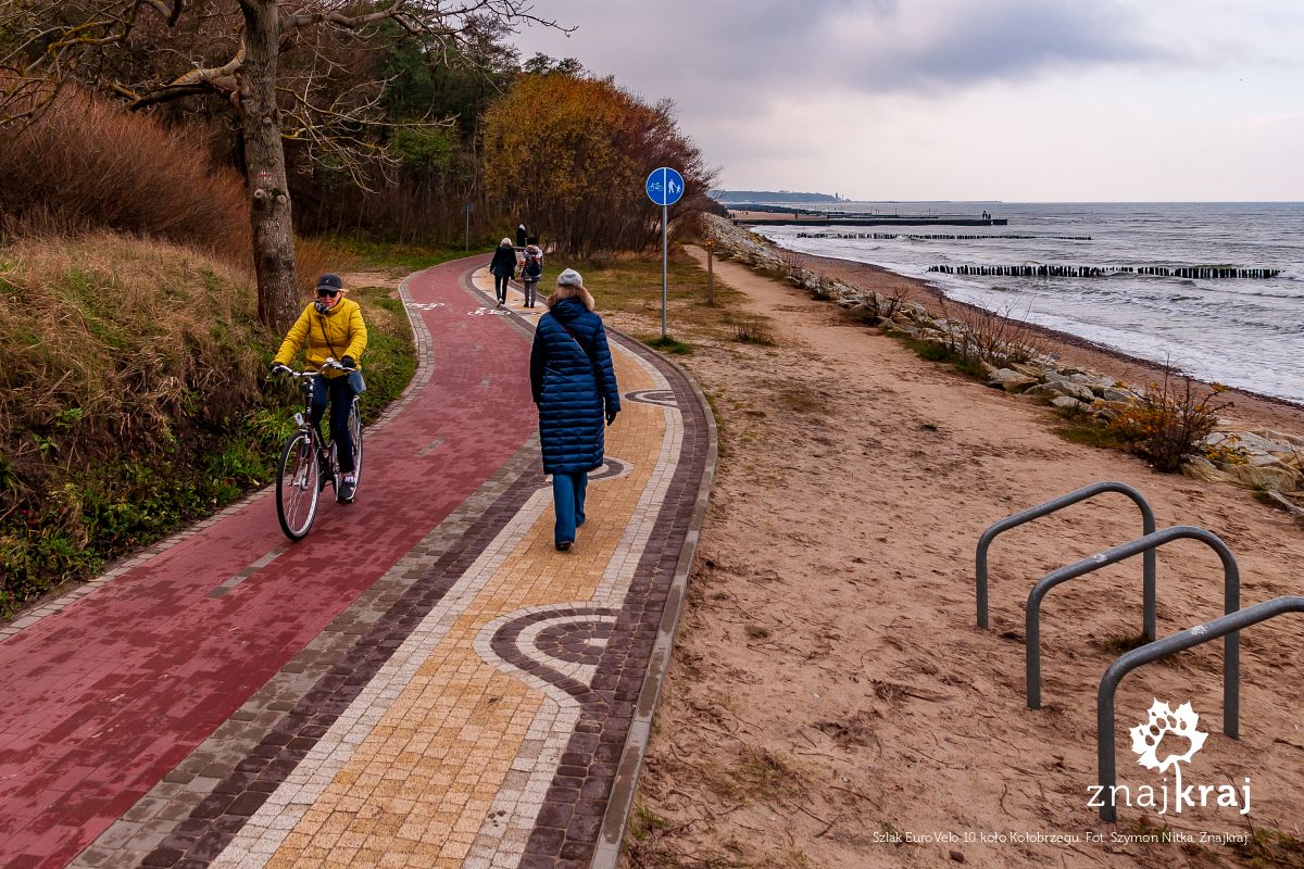 Szlak EuroVelo 10 koło Kołobrzegu
