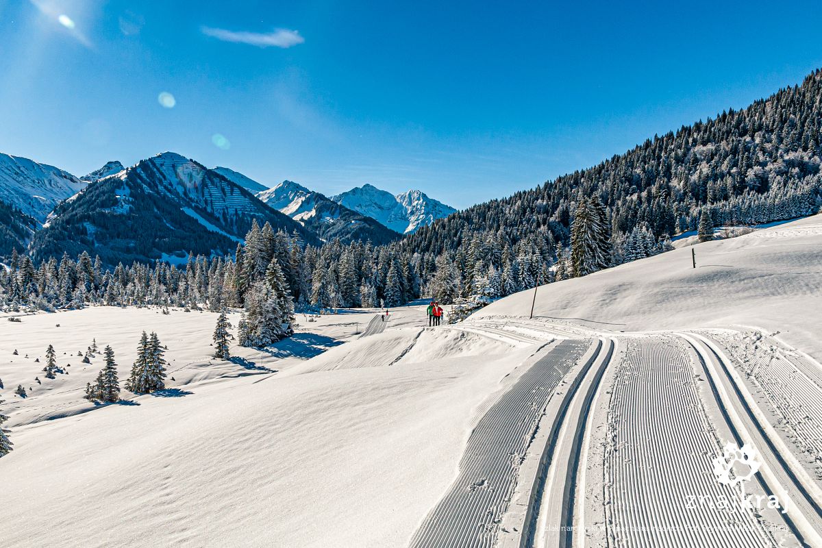 Szlak narciarski w Alpach austriackich