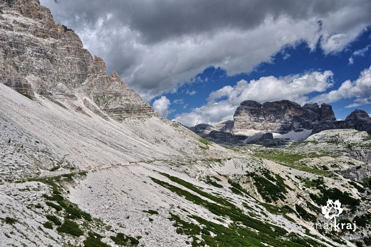 Szlak pod Tre Cime Szlak pod Tre Cime