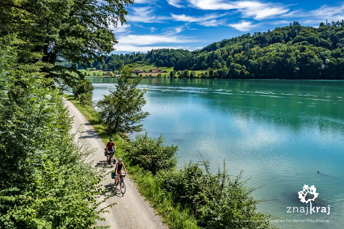 Szlak rowerowy Aare w Szwajcarii