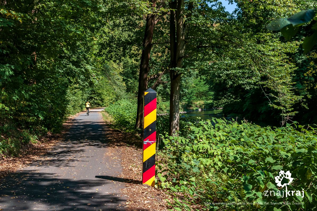 Szlak rowerowy nad Nysą za Hirschfelde
