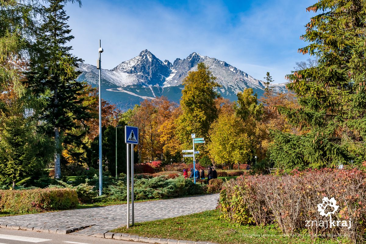 Tatrzańska Łomnica - widok na Tatry Tatrzańska Łomnica - widok na Tatry
