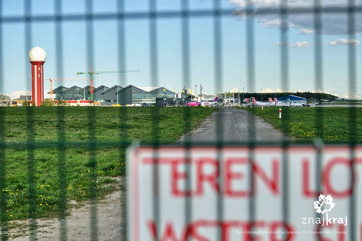 Teren lotniska Rębiechowo w Gdańsku Teren lotniska Rębiechowo w Gdańsku