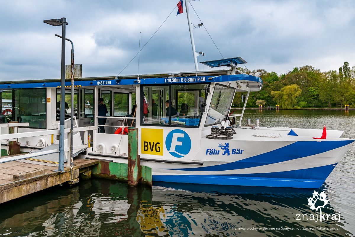 Tramwaj wodny w Berlinie na Sprewie