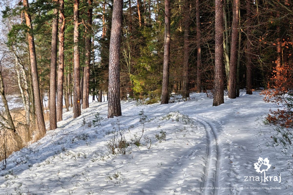 Trasa narciarska nad jeziorem Wiartel Trasa narciarska nad jeziorem Wiartel