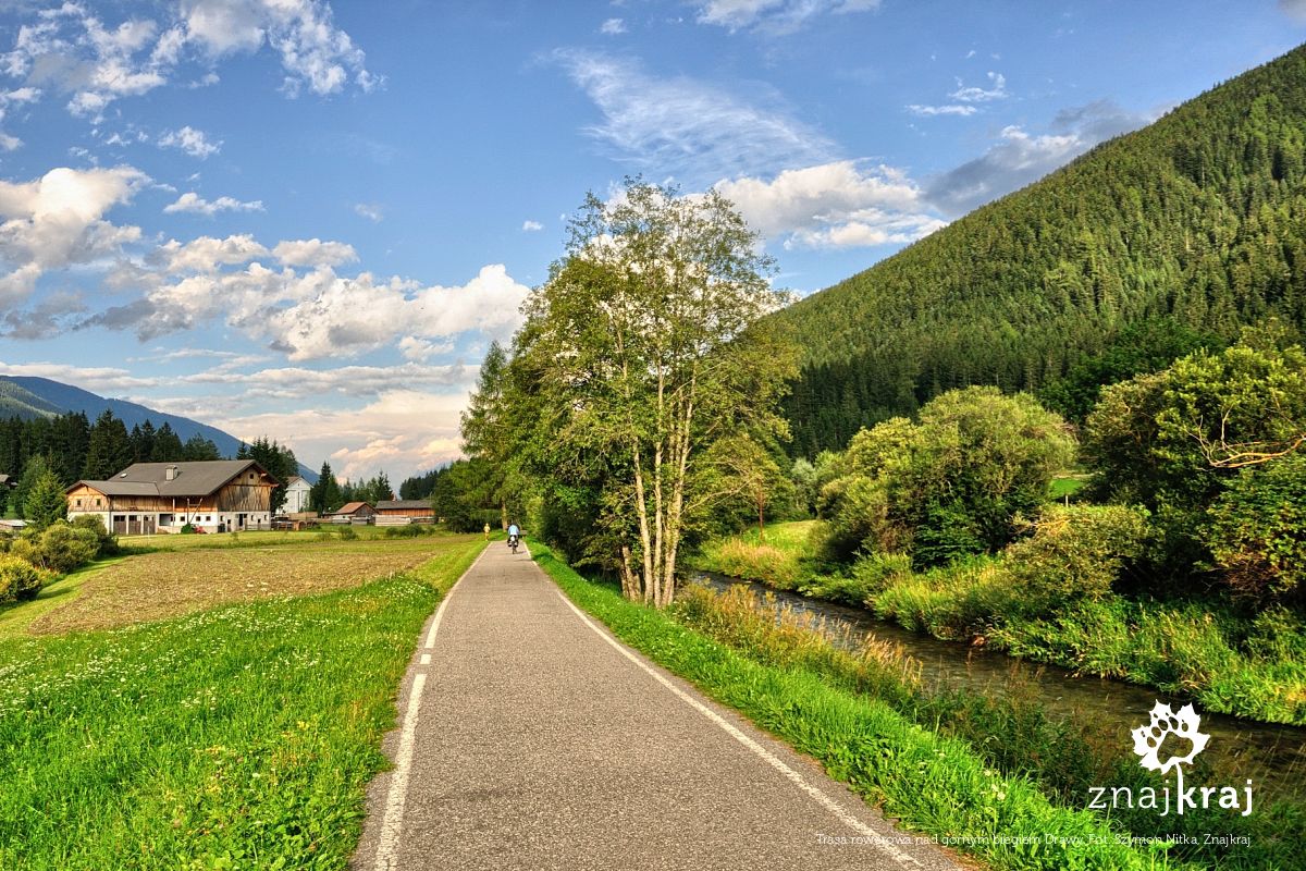 Trasa rowerowa nad górnym biegiem Drawy Trasa rowerowa nad górnym biegiem Drawy