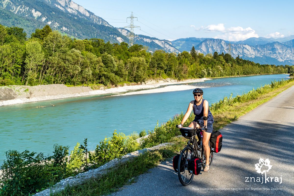 Trasa rowerowa nad Renem Alpejskim