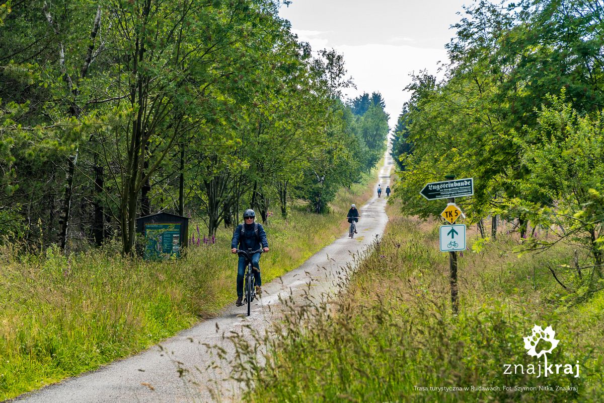 Trasa turystyczna w Rudawach