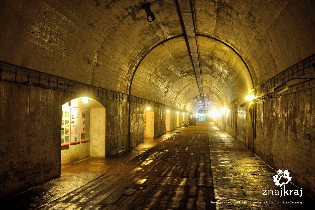Tunel kolejowy bunkra w Konewce Tunel kolejowy bunkra w Konewce