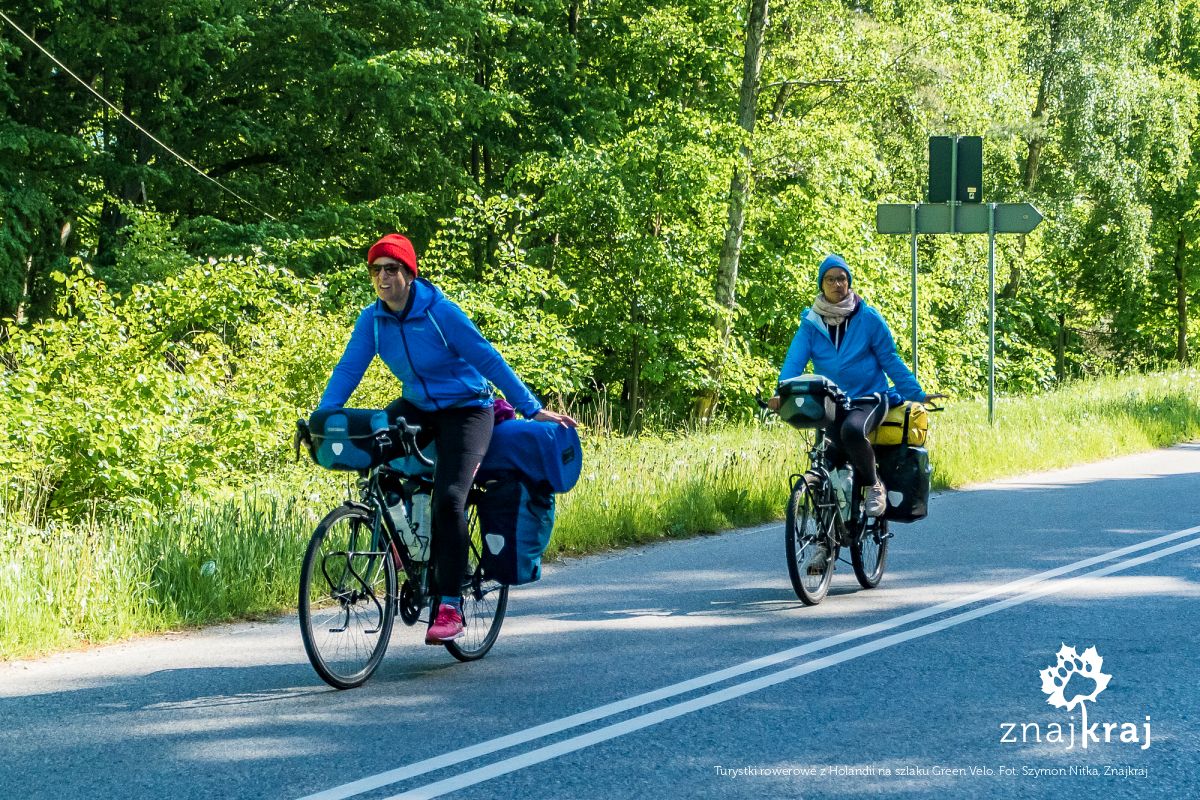 Turystki rowerowe z Holandii na szlaku Green Velo