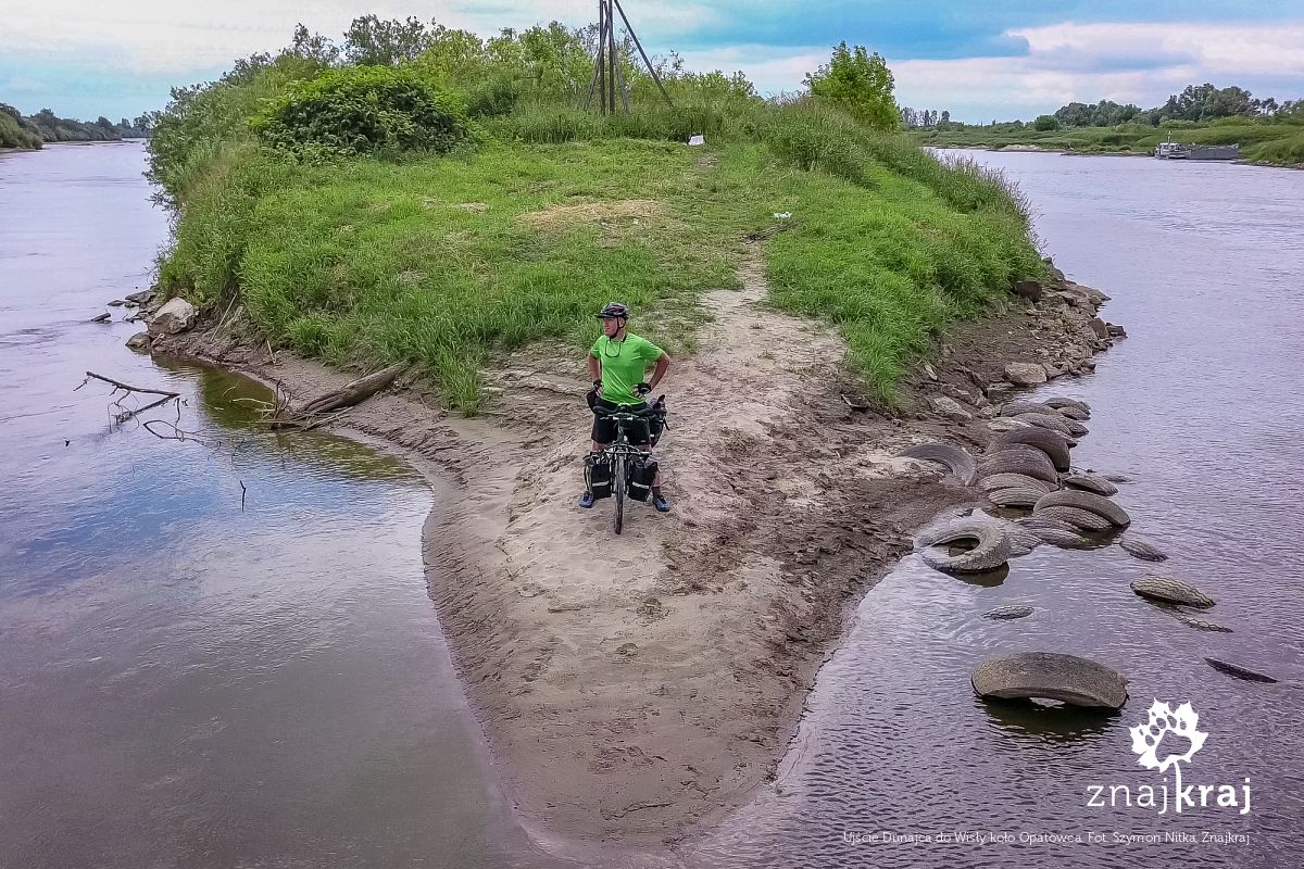 Ujście Dunajca do Wisły koło Opatowca