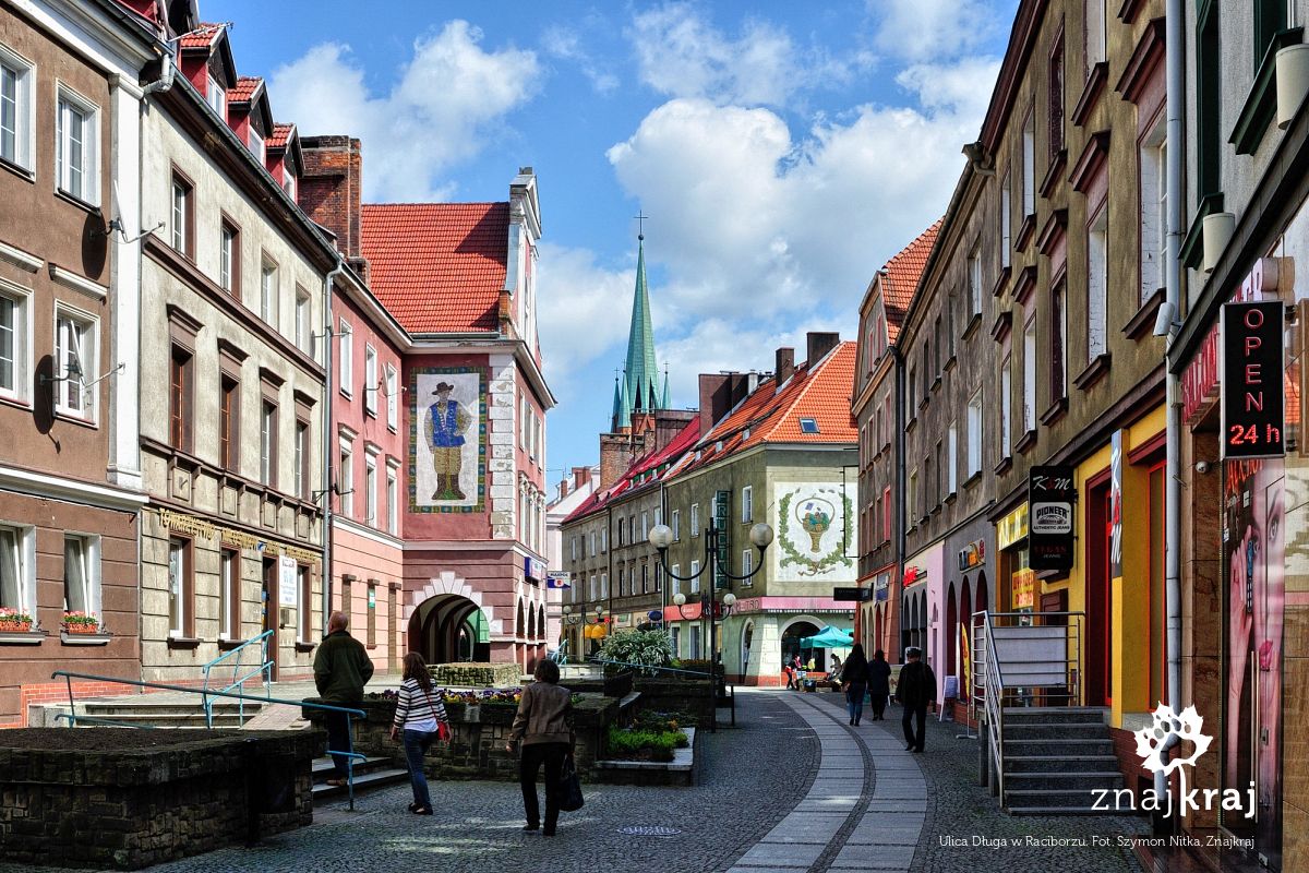 Ulica Długa w Raciborzu Ulica Długa w Raciborzu
