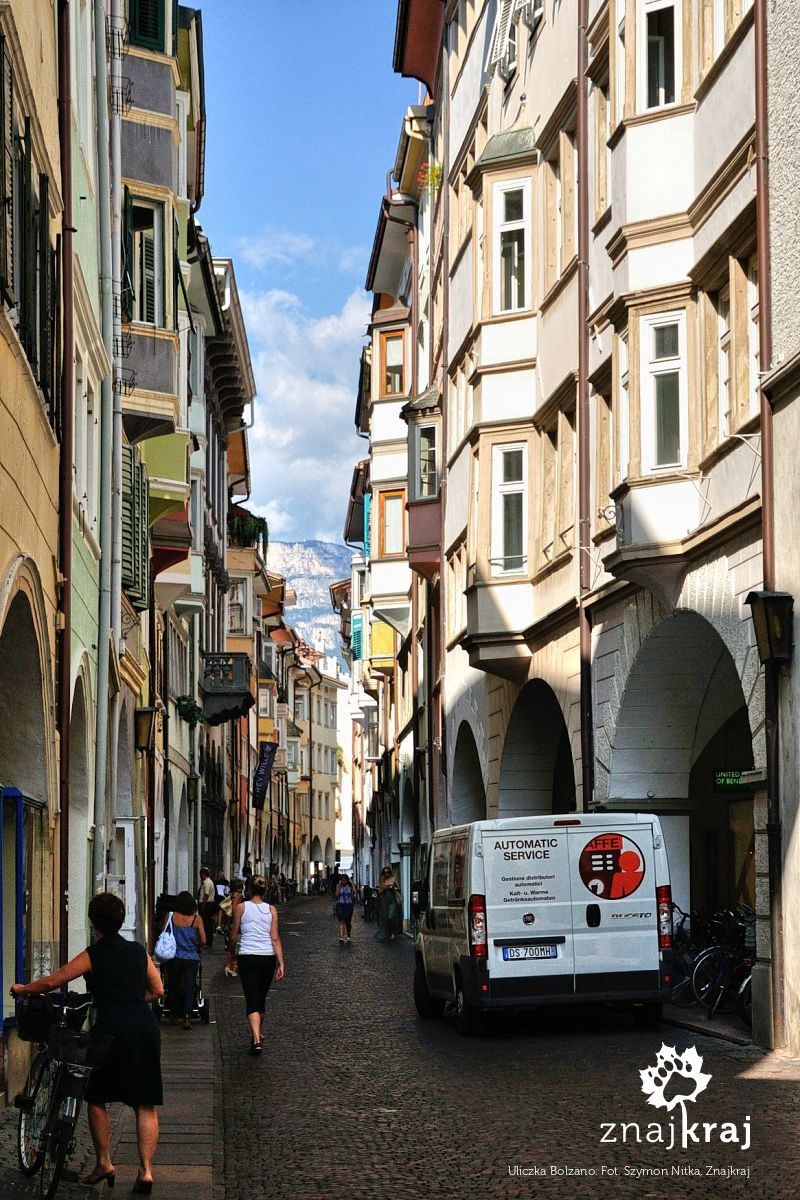 Uliczka Bolzano Uliczka Bolzano