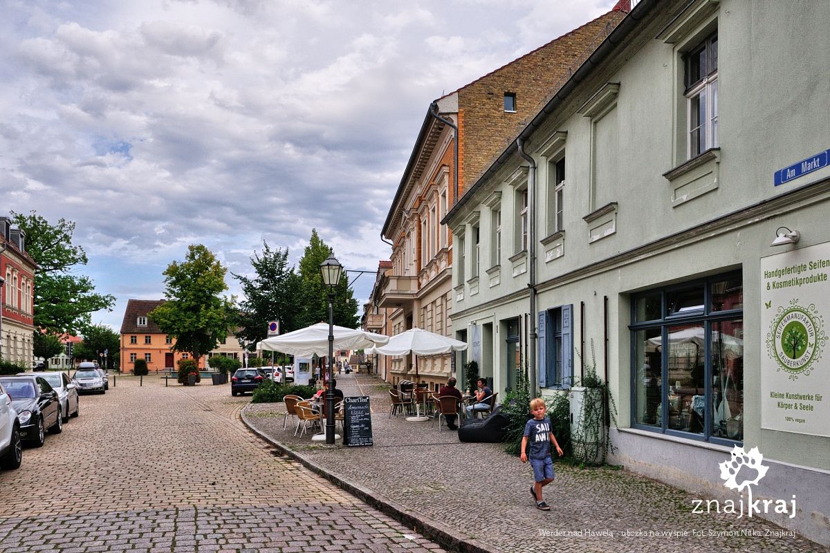Werder nad Hawelą - uliczka na wyspie