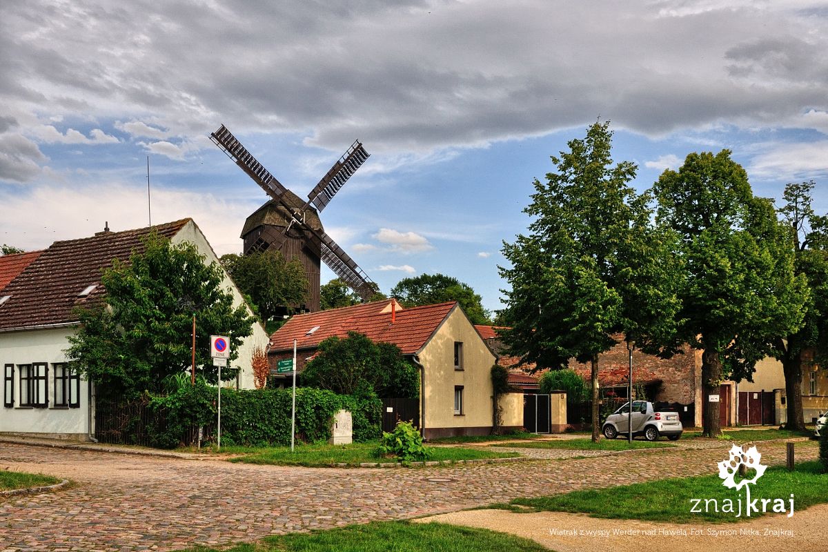 Wiatrak z wyspy Werder nad Hawelą