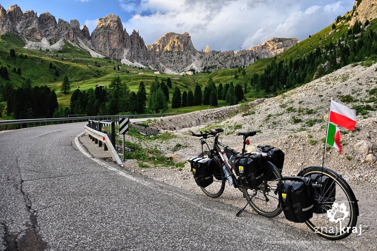 Widoczne już Passo Gardena Widoczne już Passo Gardena