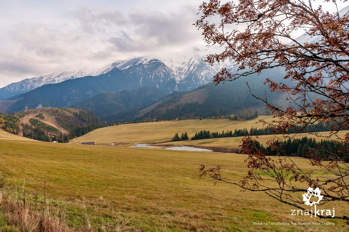 Widok na Tatry Bielskie Widok na Tatry Bielskie
