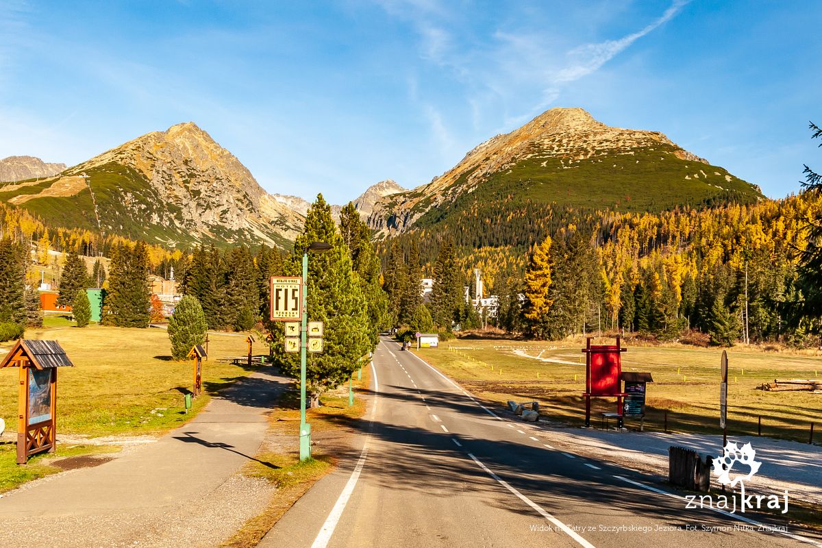 Widok na Tatry ze Szczyrbskiego Jeziora Widok na Tatry ze Szczyrbskiego Jeziora