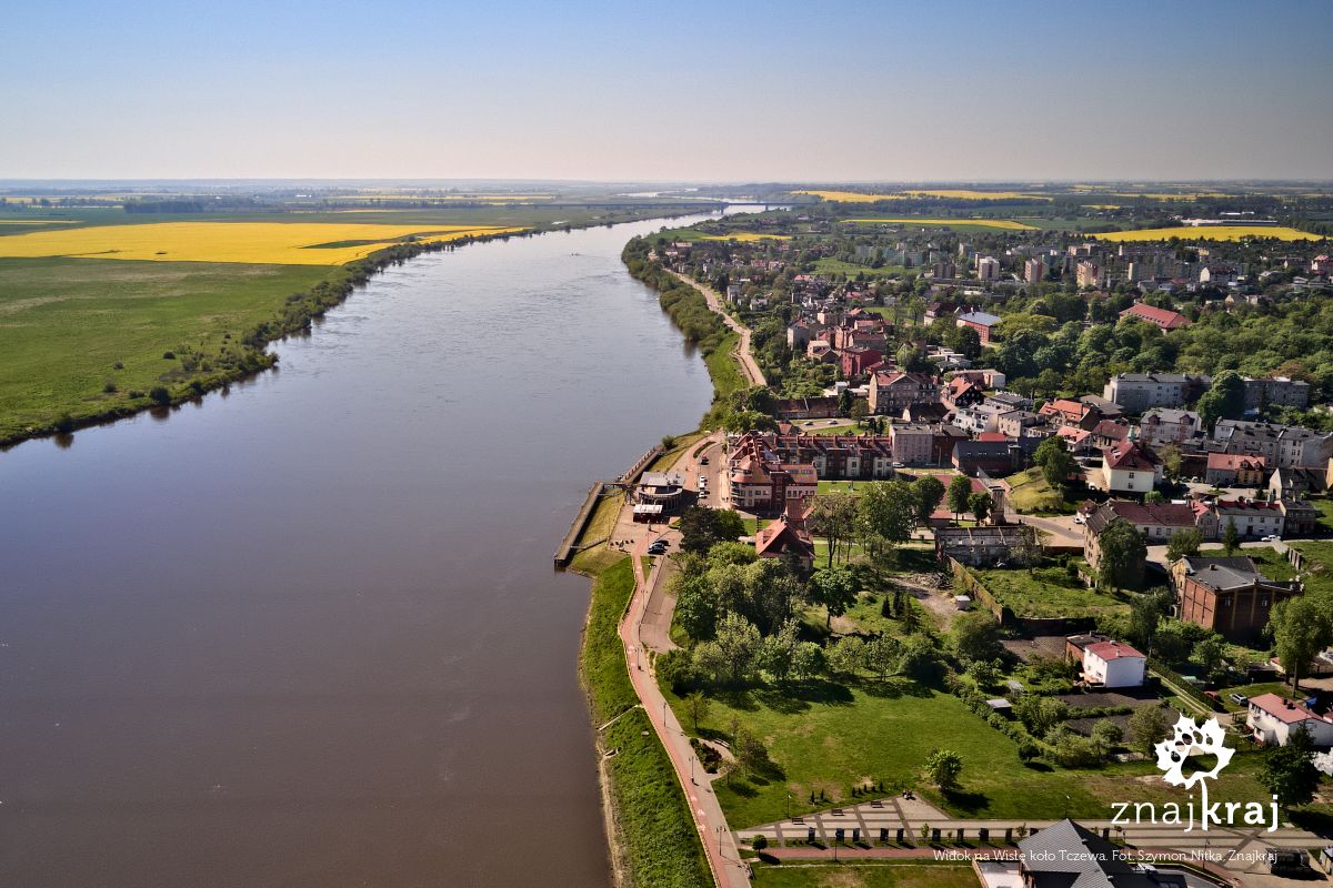 Widok na Wisłę koło Tczewa