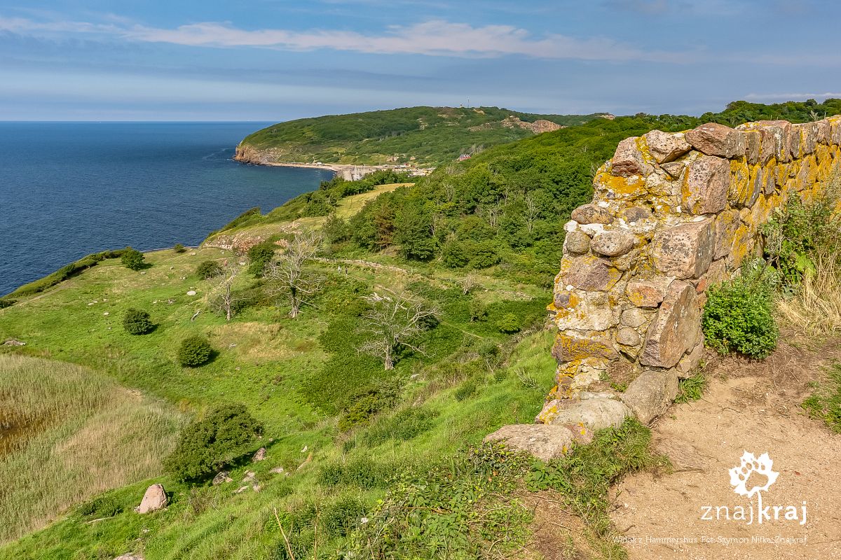Widok z Hammershus