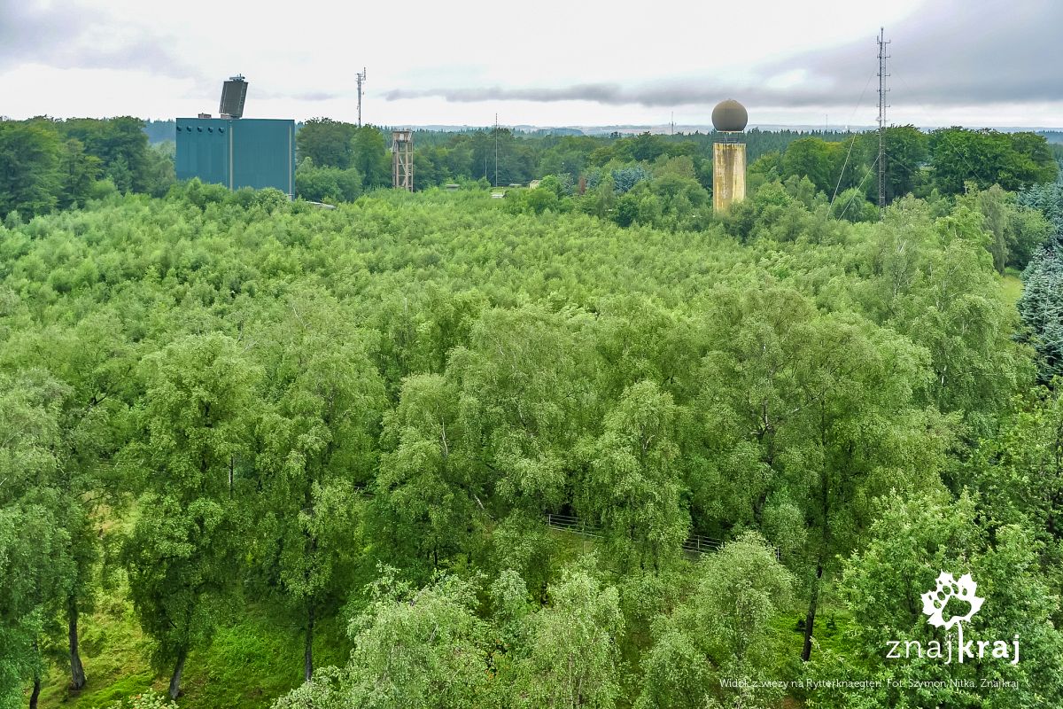 Widok z wieży na Rytterknaegten