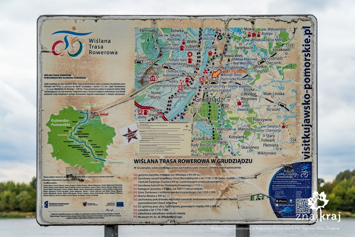 Wiślana Trasa Rowerowa w Kujawsko-Pomorskiem