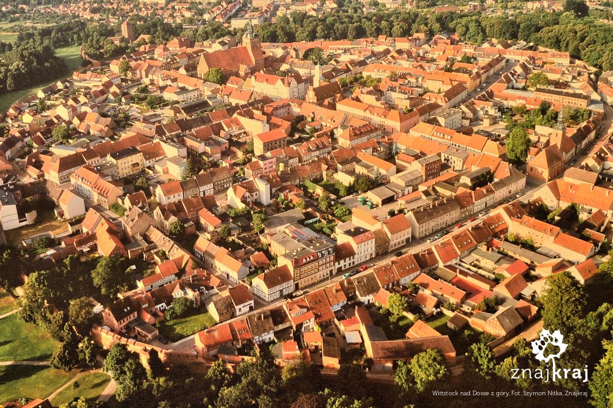 Wittstock nad Dosse z góry Wittstock nad Dosse z góry