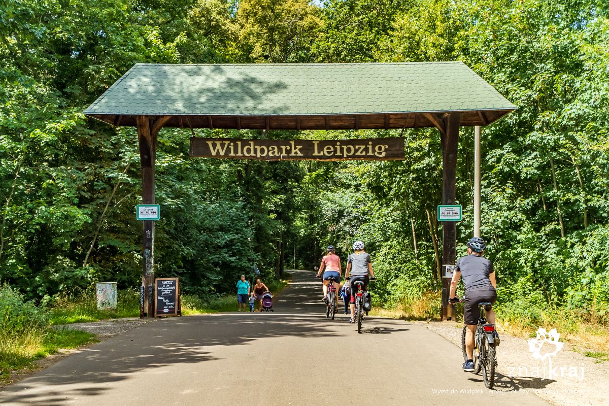 Wjazd do Wildpark Leipzig
