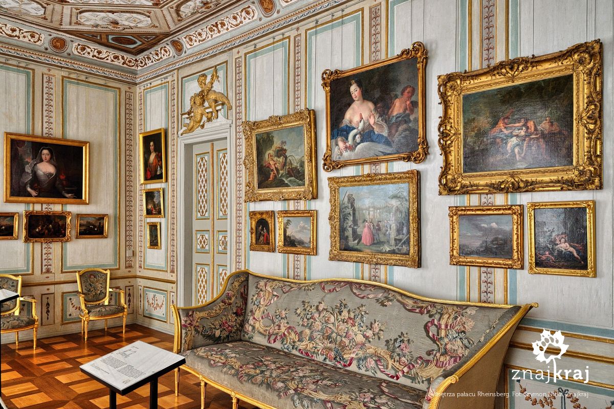 Wnętrza pałacu Rheinsberg Wnętrza pałacu Rheinsberg