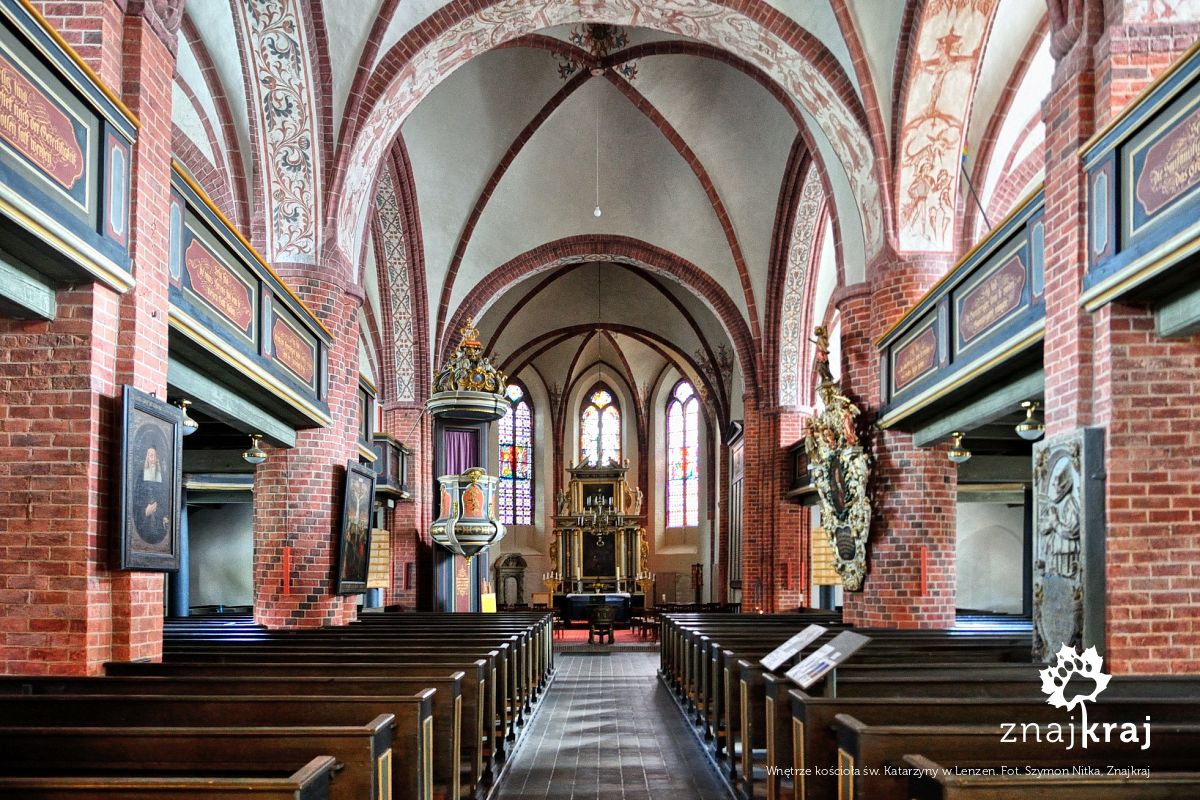 Wnętrze kościoła św. Katarzyny w Lenzen