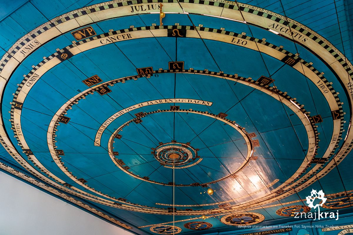 Wnętrze planetarium we Franeker