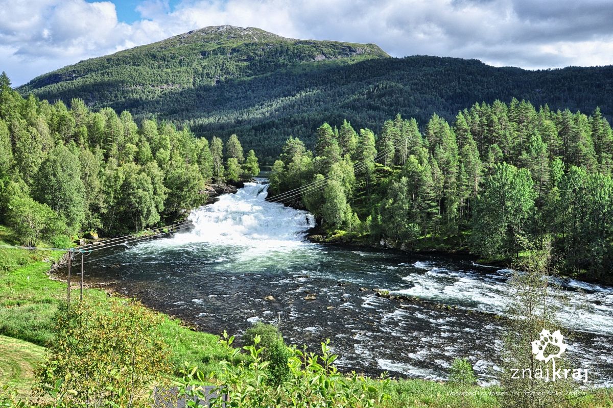 Wodospad Fossfossen Wodospad Fossfossen