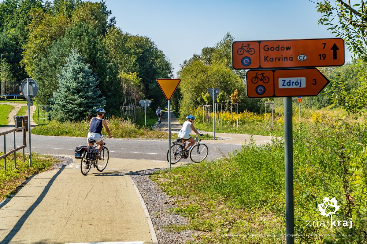 Wykrzywienie drogi rowerowej przed przejazdem