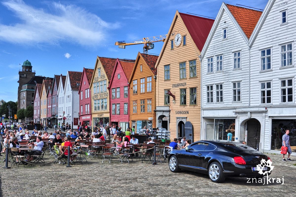 Zabytkowa portowa dzielnica Bryggen Zabytkowa portowa dzielnica Bryggen