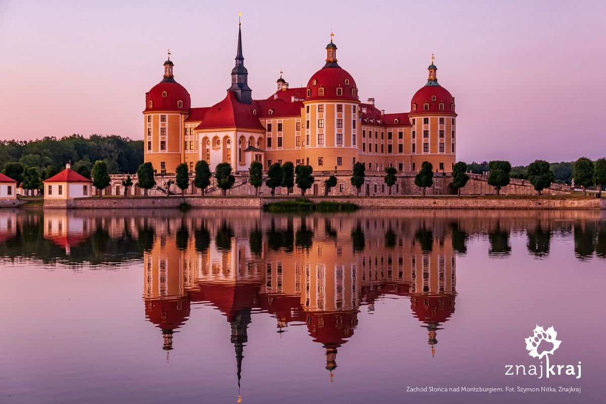Zachód Słońca nad Moritzburgiem