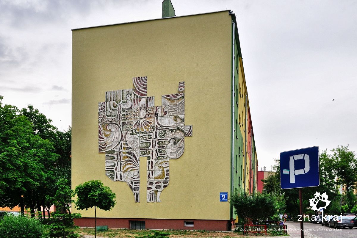 Zdobienia bloków w Stalowej Woli