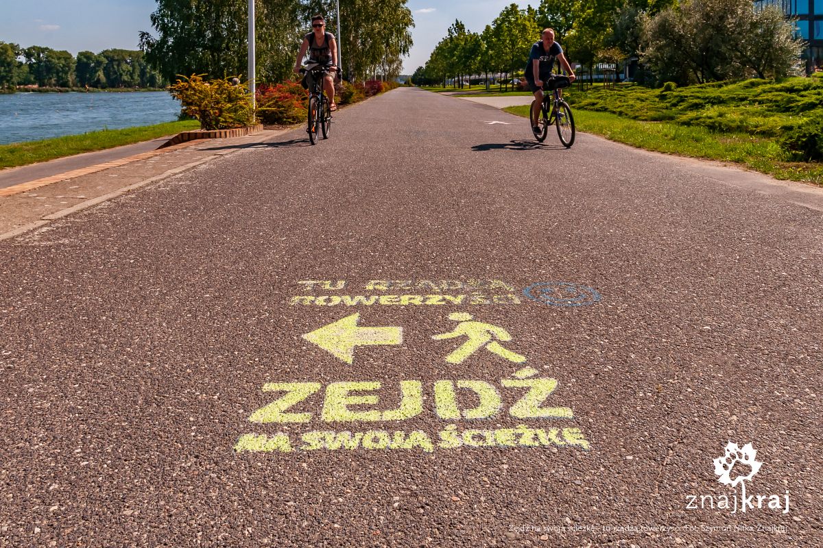 Zejdź na swoją ścieżkę - tu rządzą rowerzyści
