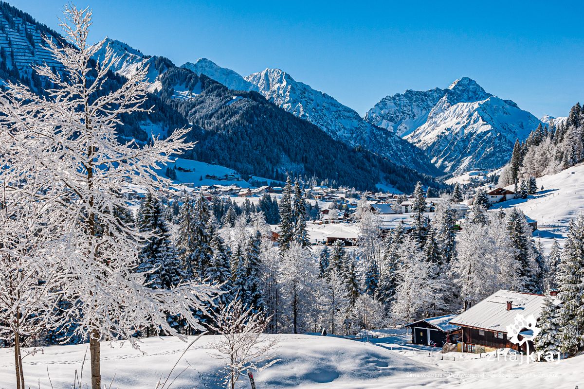 Zima w dolinie Kleinwalsertal