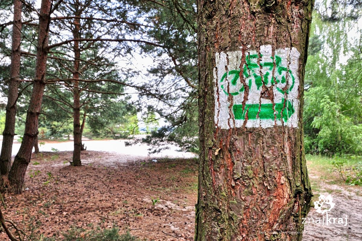 Znak szlaku rowerowego Znak szlaku rowerowego