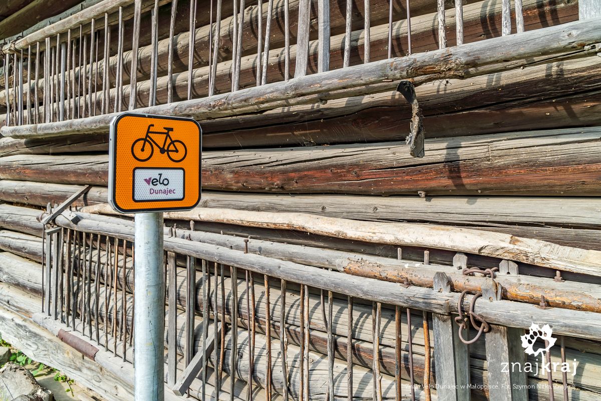 Znaki Velo Dunajec w Małopolsce