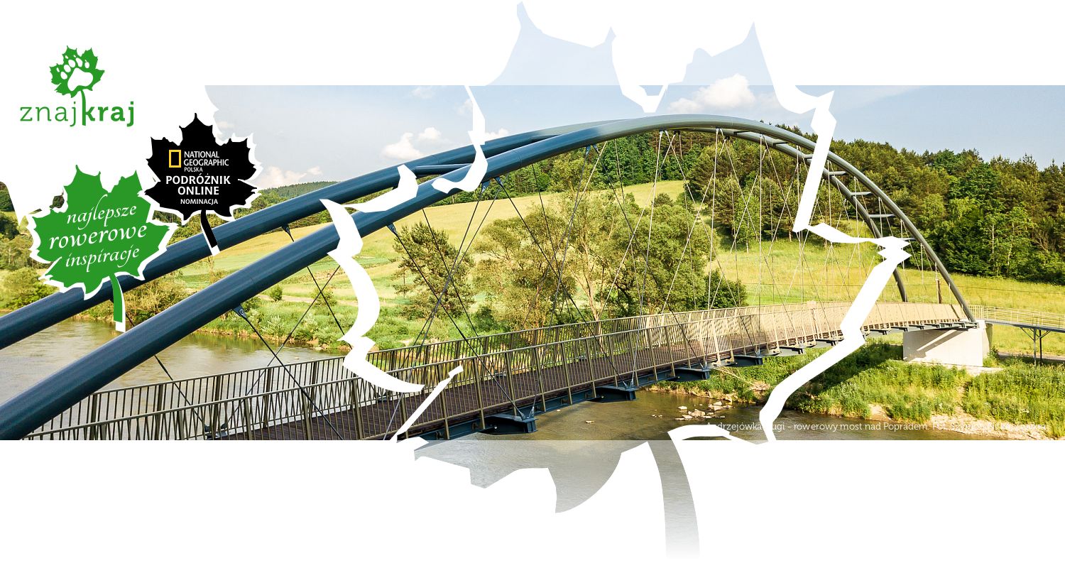 Andrzejówka-Ługi - rowerowy most nad Popradem